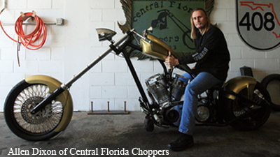 Allen Dixon of Central Florida Choppers on the Biker Lawyer Blog