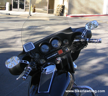 California Biker Lawyer Norman Gregory Fernandez's Harley Davidson