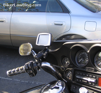 Garmin   Motorcycle on Mounted A Portable Garmin Gps On My Motorcycle And In My Car  Here