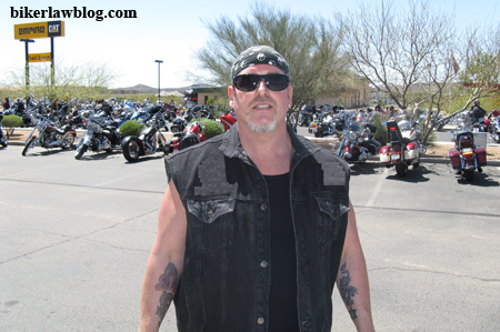 California Motorcycle Accident Attorney and Biker Lawyer Norman Gregory Fernandez at the Laughlin River Run 2010