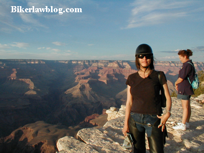 Elizabeth at the Grand Canyon