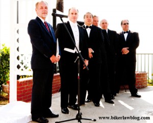 Reverend Don, Norm, and the groomsmen