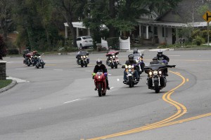 Motorcycle Riders about to ride up the Angeles Crest Highway