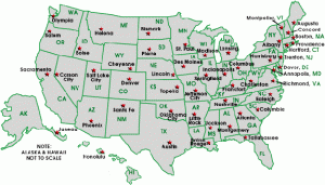 map of the united states