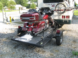 My Trinity 3 motorcycle trailer