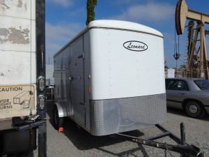 My Stock Carry-All 12''x6'x7' cargo trailer before custominzation