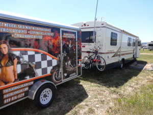 My Campsite for the Sturgis 2013 Motorcycle Rally