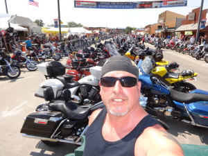 Biker Lawyer Norman Gregory Fernandez at Sturgis