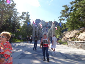 California motorcycle accident lawyer Norman Gregory Fernandez at Mount Rushmore, 2015 Sturgis motorcycle rally