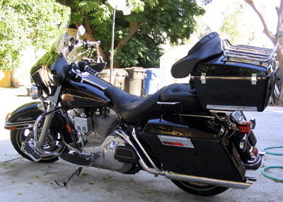 SLMOTO Razor Chopped King Trunk Mount Fit for Harley Touring Tour Pak FLHT FLHX FLHR 97-08 