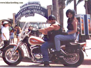 Santa Monica Motorcycle Accident Lawyer Norman Gregory Fernandez and Sabrina at Santa Monica Pier