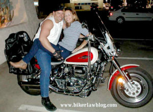 Norman and friend at the Palm Springs Biker Rally