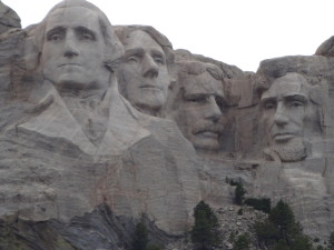 Mount Rushmore National Monument in the Black Hills of South Dakota