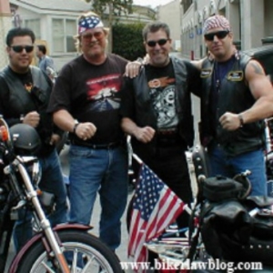 Biker Lawyer Norman Gregory Fernandez with American Cruisers 2001