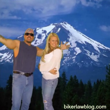 Redding California Motorcycle Accident Lawyer Norman Gregory Fernandez with special friend Chelsey at Shasta