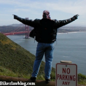 San Mateo Motorcycle Accident Lawyer Norman Gregory Fernandez at the Golden Gate Bridge