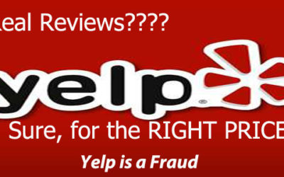 In my opinion Yelp is a complete scam, do not trust it, by Attorney Norman Gregory Fernandez
