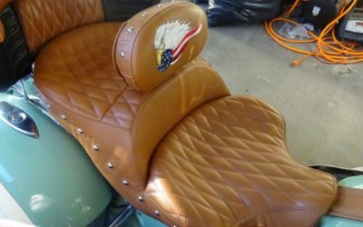 My review of the Russell Day Long, Custom Motorcycle Seat for Indian Roadmaster, by Biker Lawyer Norman Gregory Fernandez