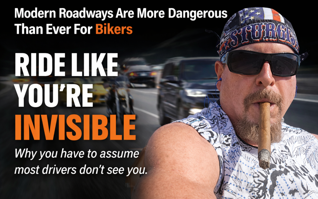🚨 Modern Roads Are More Dangerous Than Ever for Motorcyclists — Here’s Why You Must Ride Like You’re Invisible